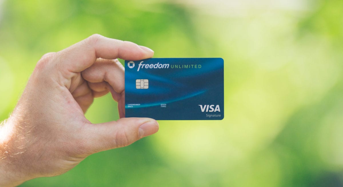 chase freedom unlimited credit card