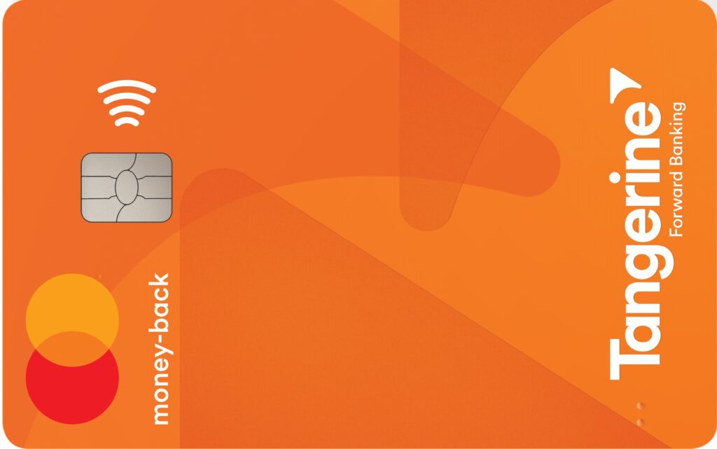 tangerine money back credit card top