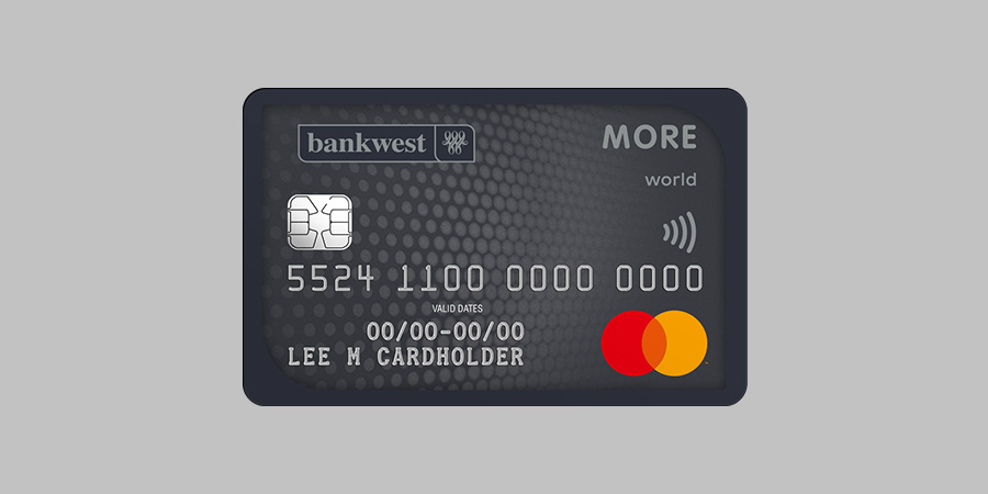 Request your Bankwest More World Mastercard